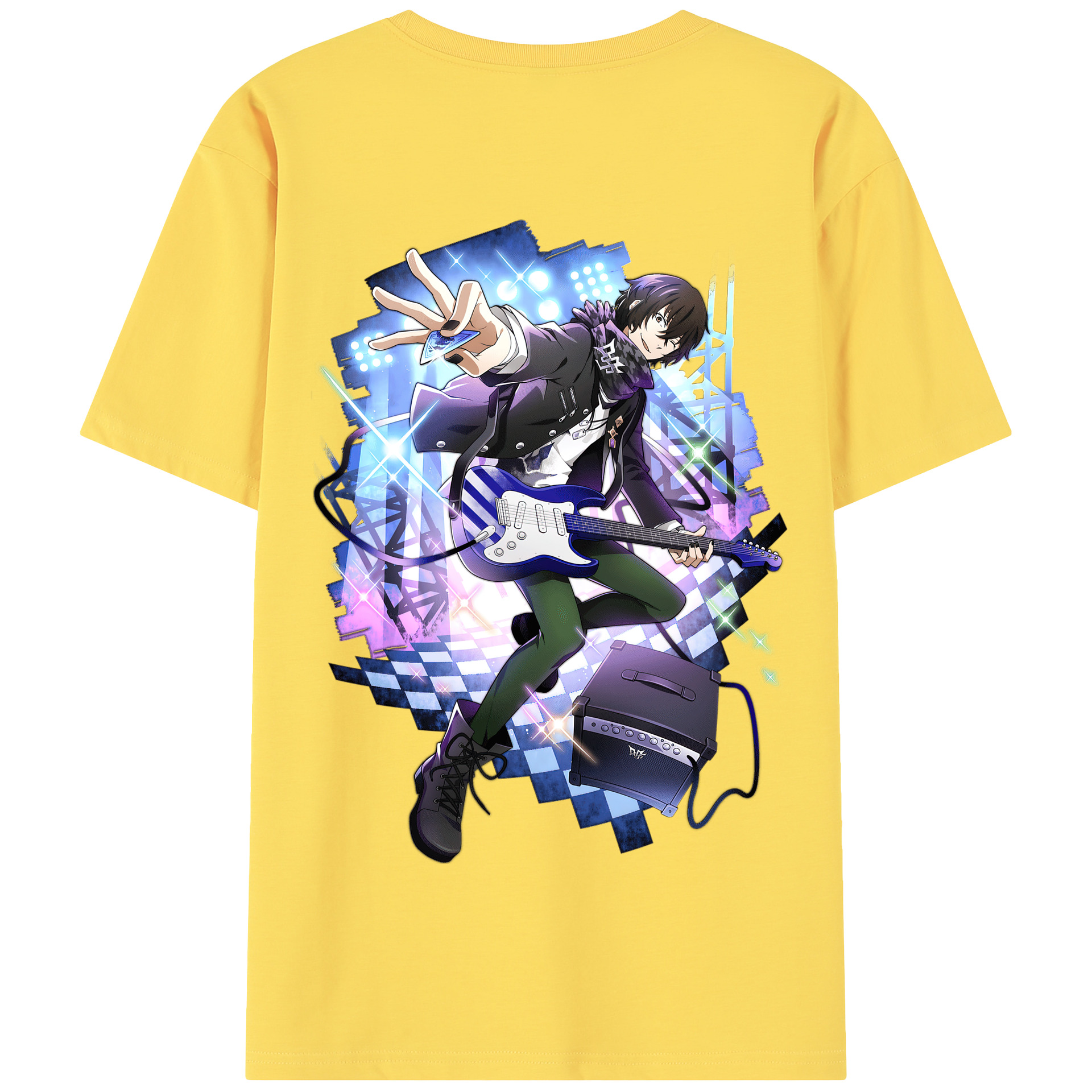 （画像用） 文豪ストレイドッグス Bungo Stray Dogs 綿100％半袖Tシャツ（背面プリント）