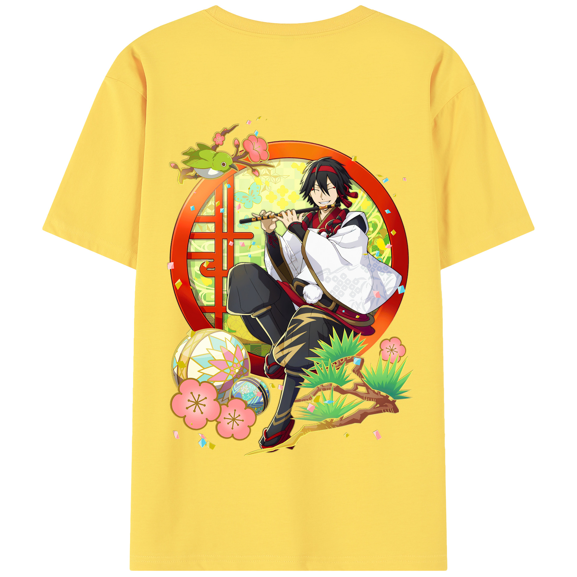 （画像用） 文豪ストレイドッグス Bungo Stray Dogs 綿100％半袖Tシャツ（背面プリント）