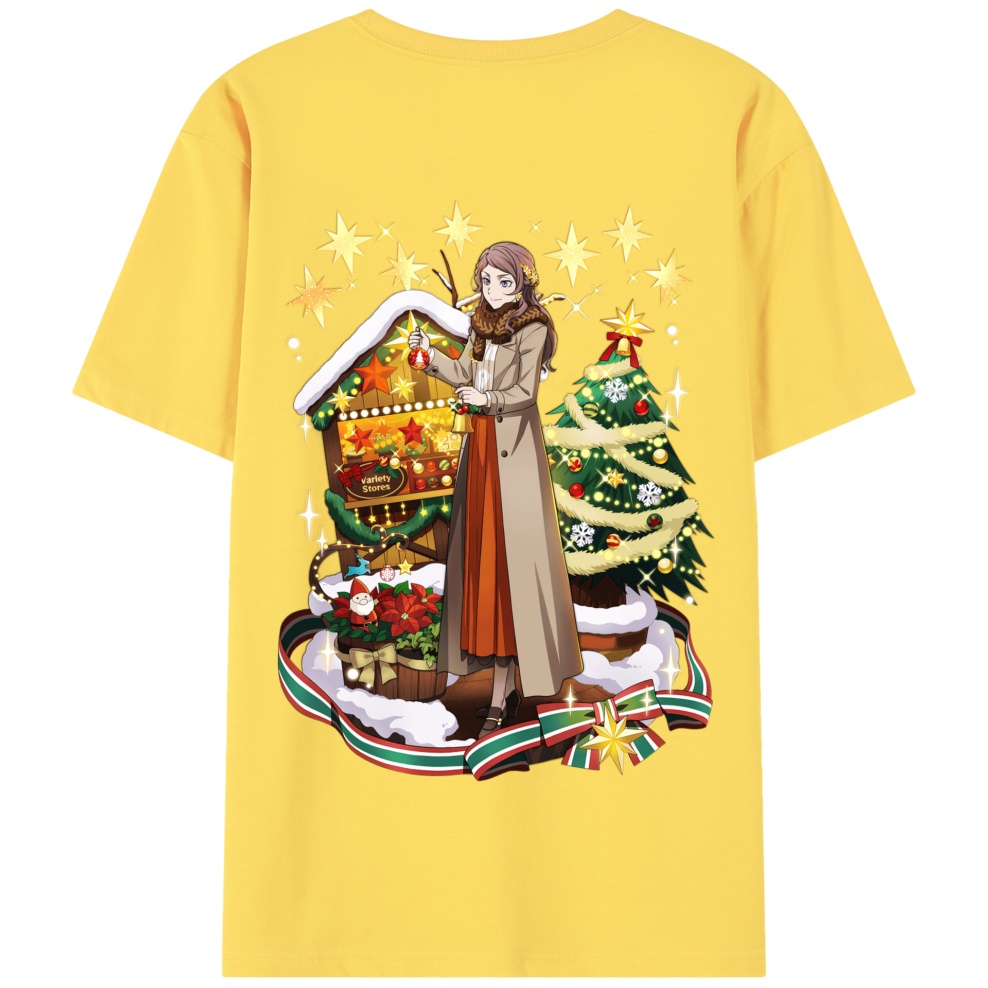 （画像用） 文豪ストレイドッグス Bungo Stray Dogs 綿100％半袖Tシャツ（背面プリント）