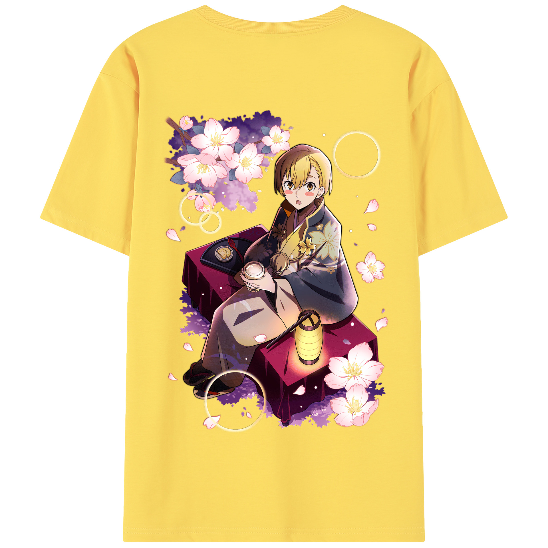 （画像用） 文豪ストレイドッグス Bungo Stray Dogs 綿100％半袖Tシャツ（背面プリント）