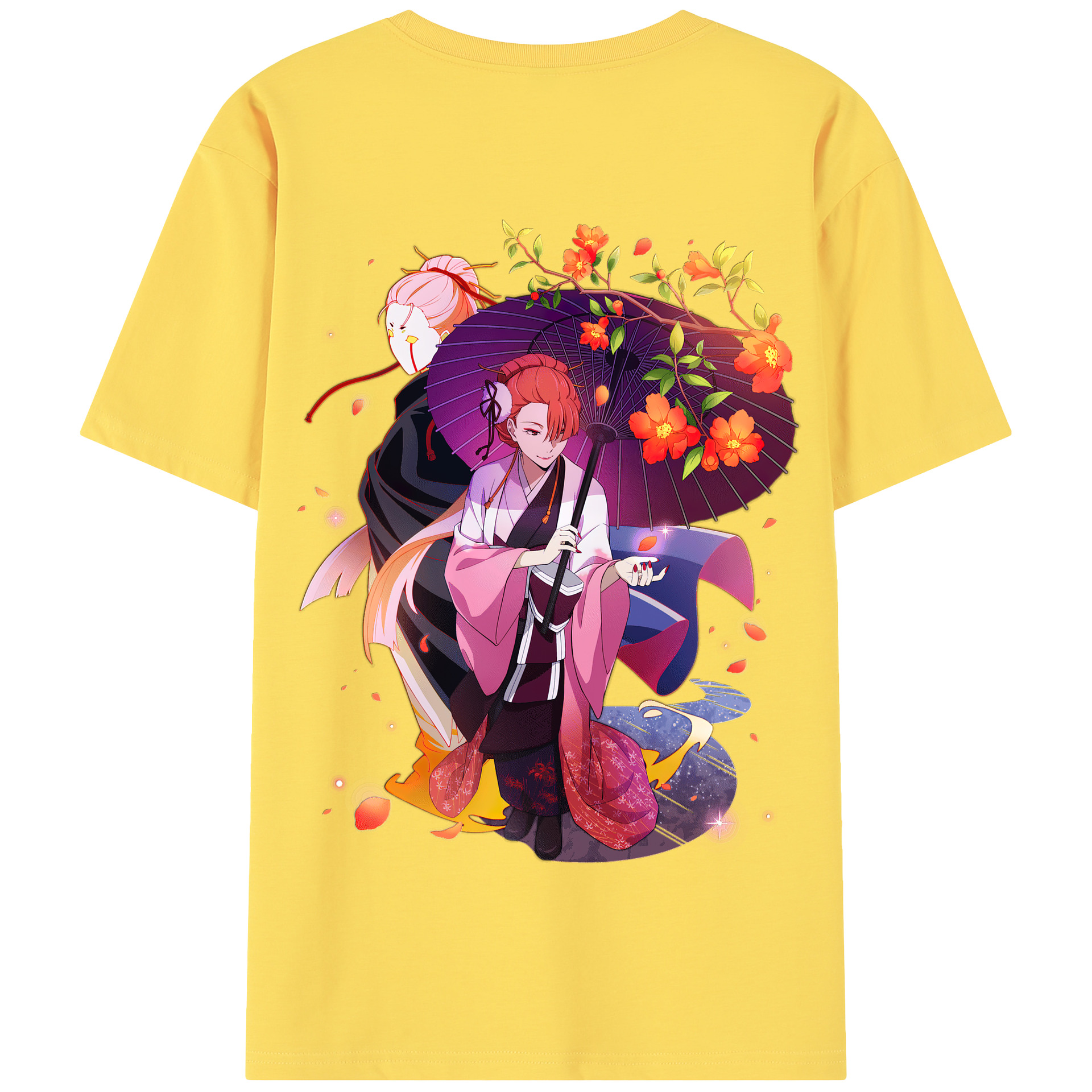 （画像用） 文豪ストレイドッグス Bungo Stray Dogs 綿100％半袖Tシャツ（背面プリント）