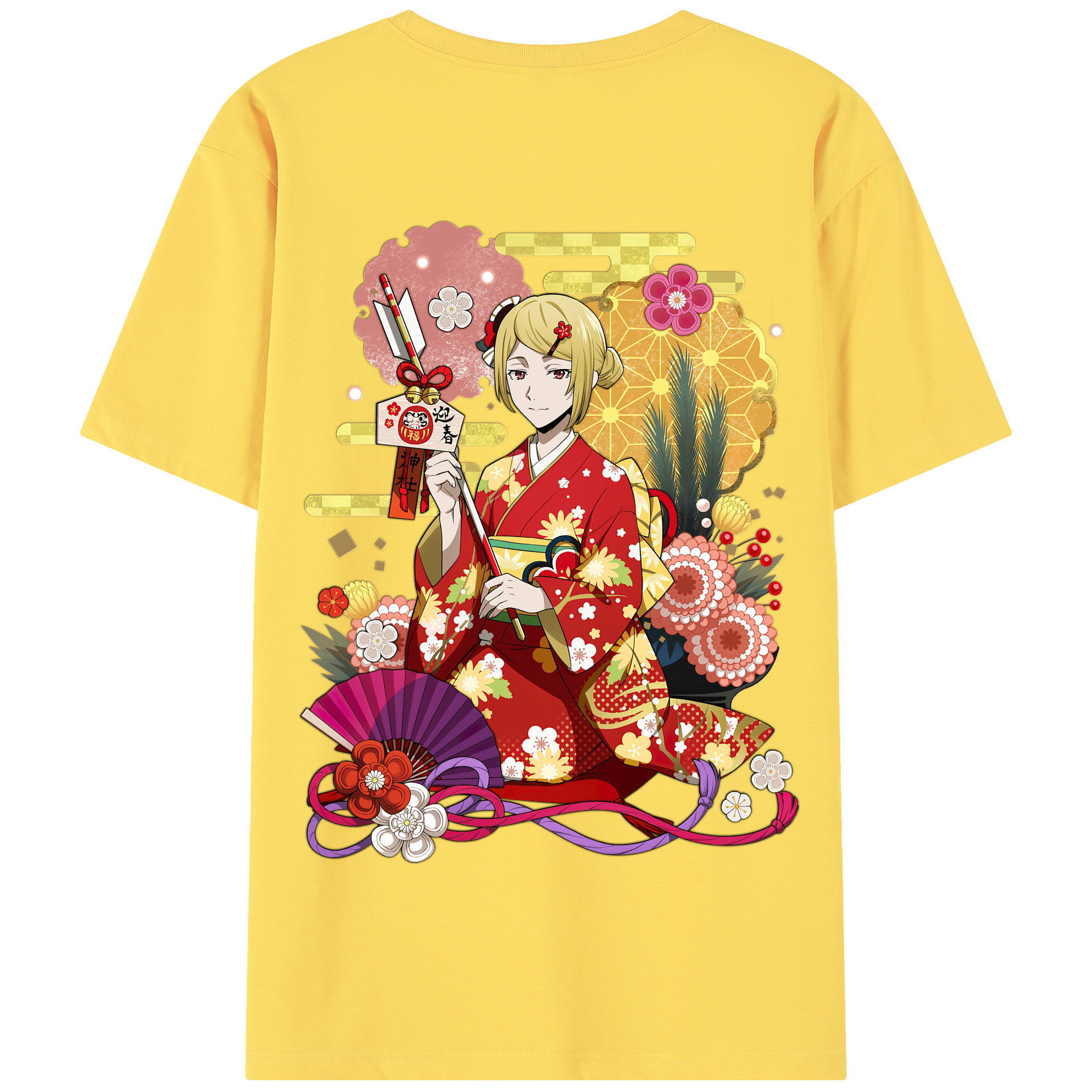（画像用） 文豪ストレイドッグス Bungo Stray Dogs 綿100％半袖Tシャツ（背面プリント）