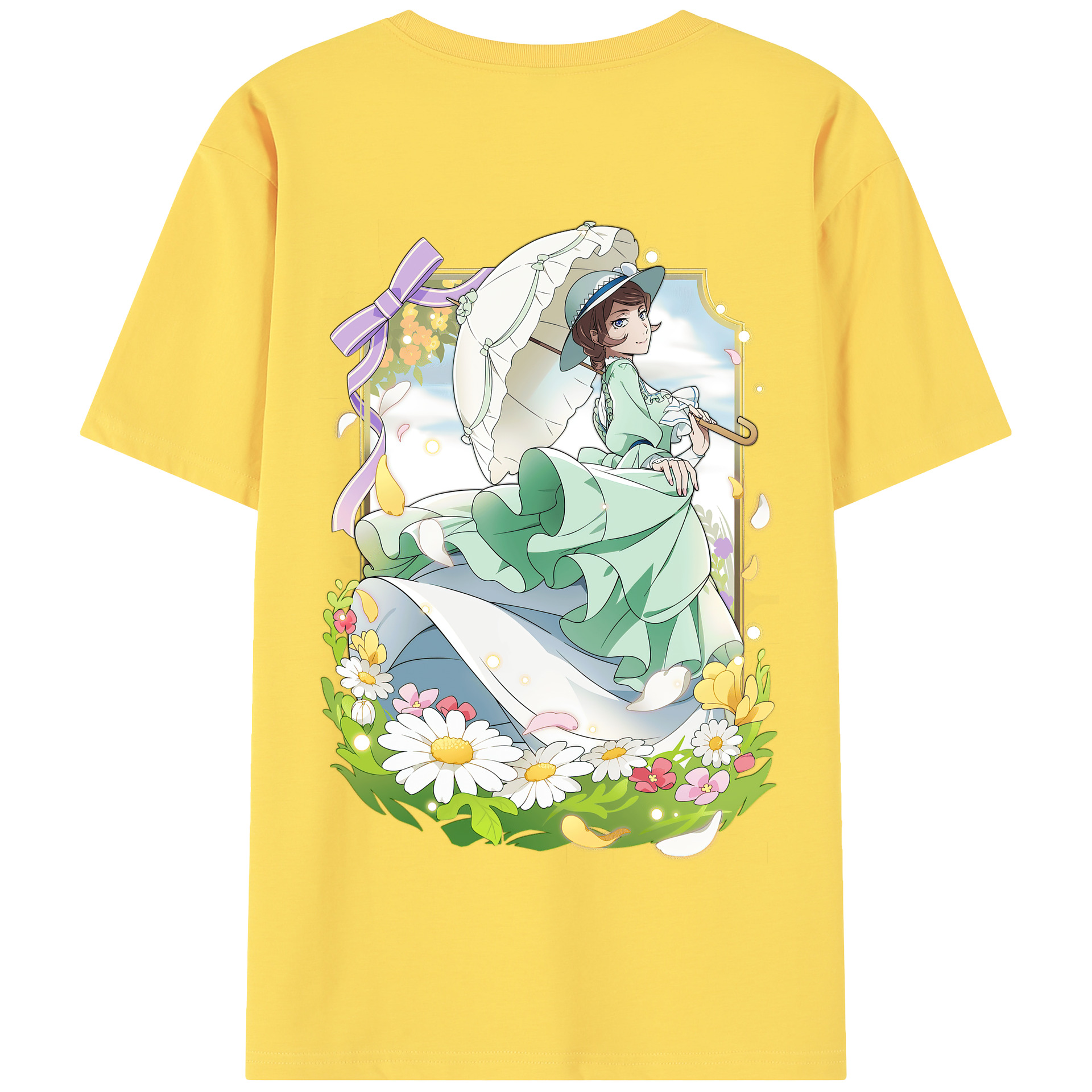 （画像用） 文豪ストレイドッグス Bungo Stray Dogs 綿100％半袖Tシャツ（背面プリント）