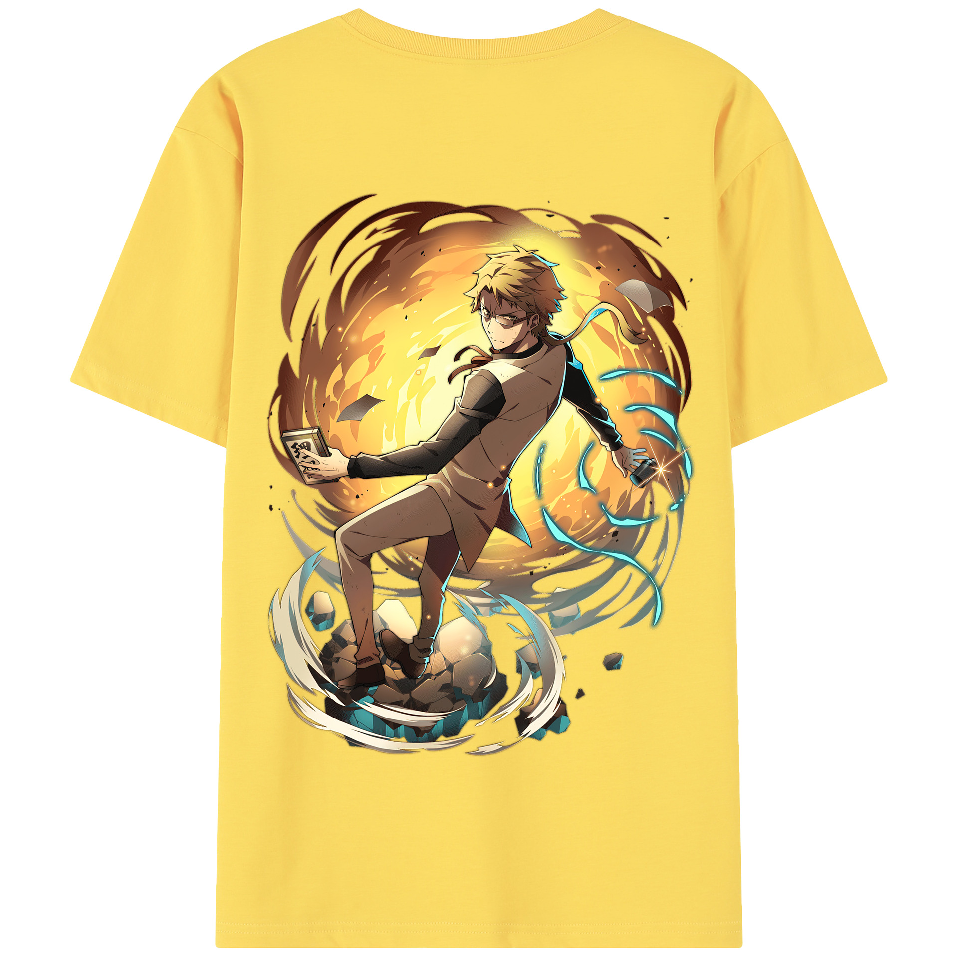 （画像用） 文豪ストレイドッグス Bungo Stray Dogs 綿100％半袖Tシャツ（背面プリント）
