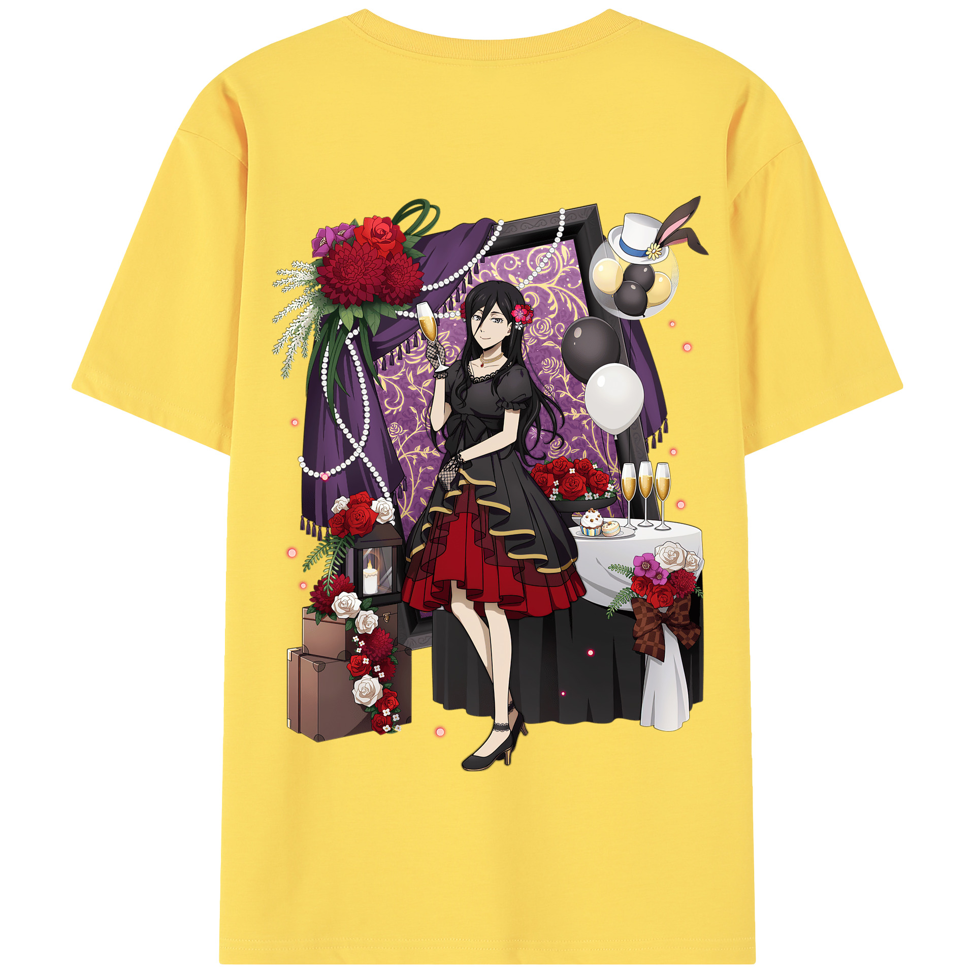 （画像用） 文豪ストレイドッグス Bungo Stray Dogs 綿100％半袖Tシャツ（背面プリント）