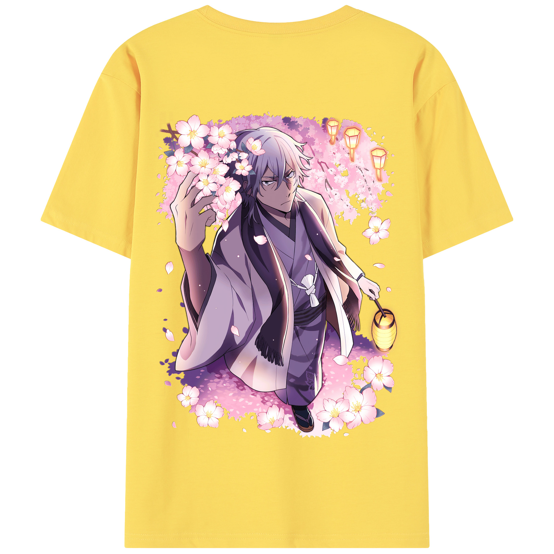 （画像用） 文豪ストレイドッグス Bungo Stray Dogs 綿100％半袖Tシャツ（背面プリント）