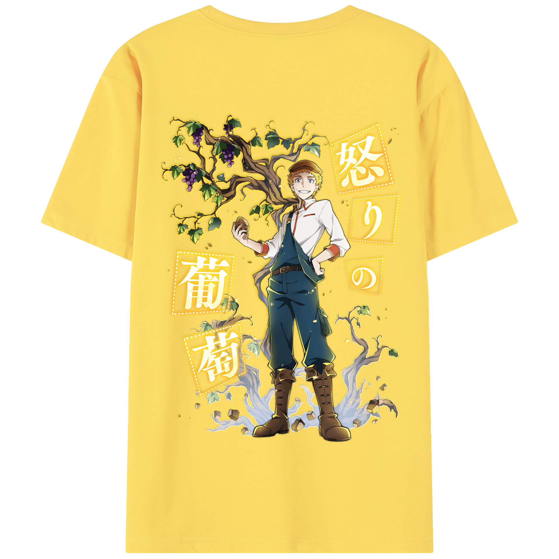 （画像用） 文豪ストレイドッグス Bungo Stray Dogs 綿100％半袖Tシャツ（背面プリント）