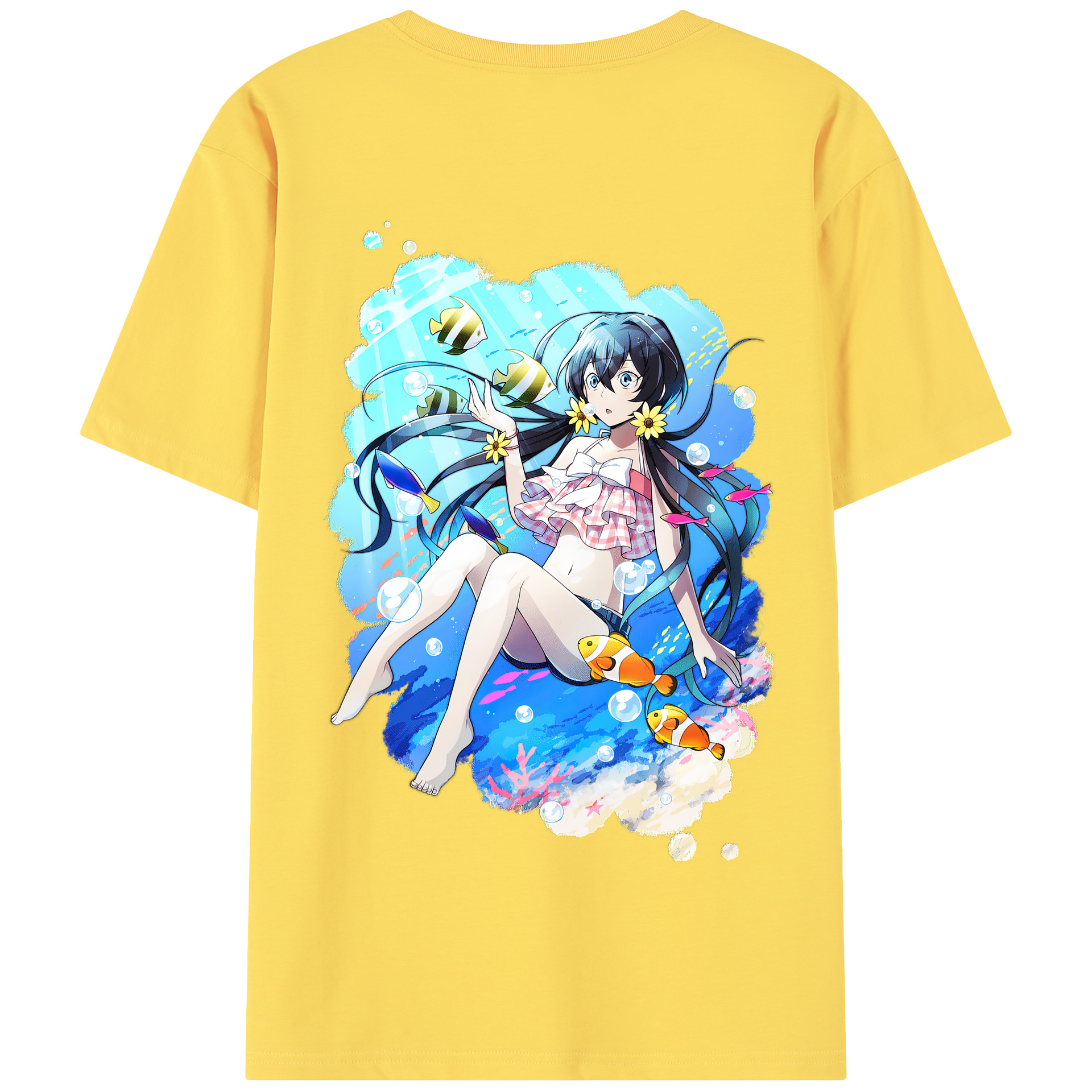 （画像用） 文豪ストレイドッグス Bungo Stray Dogs 綿100％半袖Tシャツ（背面プリント）