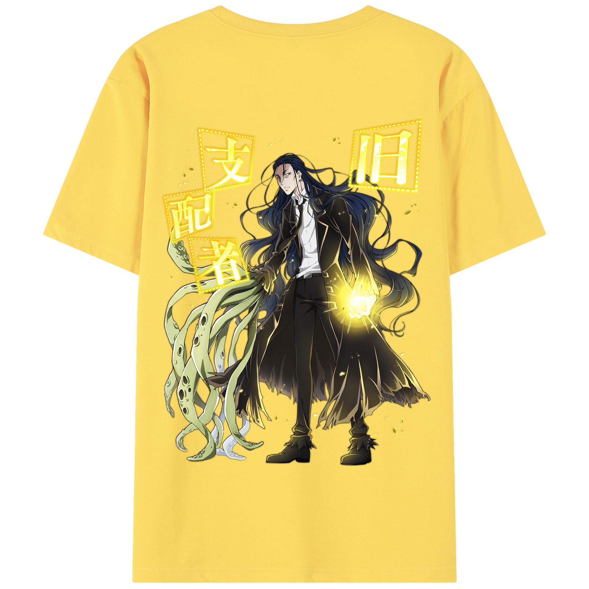 （画像用） 文豪ストレイドッグス Bungo Stray Dogs 綿100％半袖Tシャツ（背面プリント）
