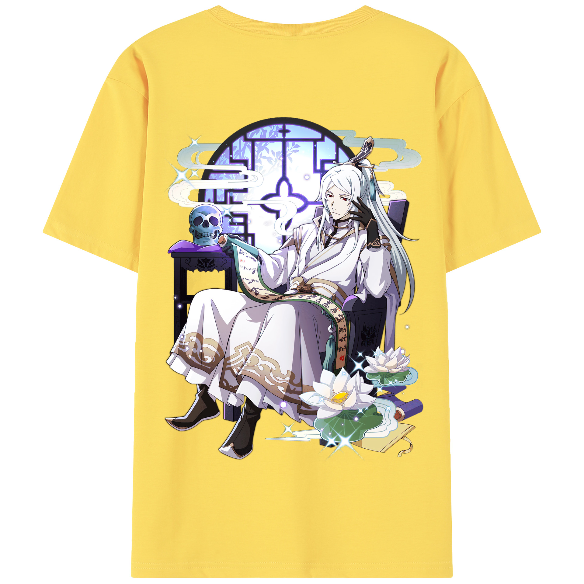 （画像用） 文豪ストレイドッグス Bungo Stray Dogs 綿100％半袖Tシャツ（背面プリント）