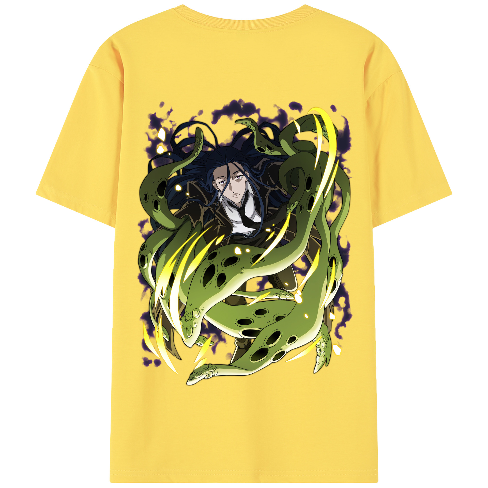 （画像用） 文豪ストレイドッグス Bungo Stray Dogs 綿100％半袖Tシャツ（背面プリント）