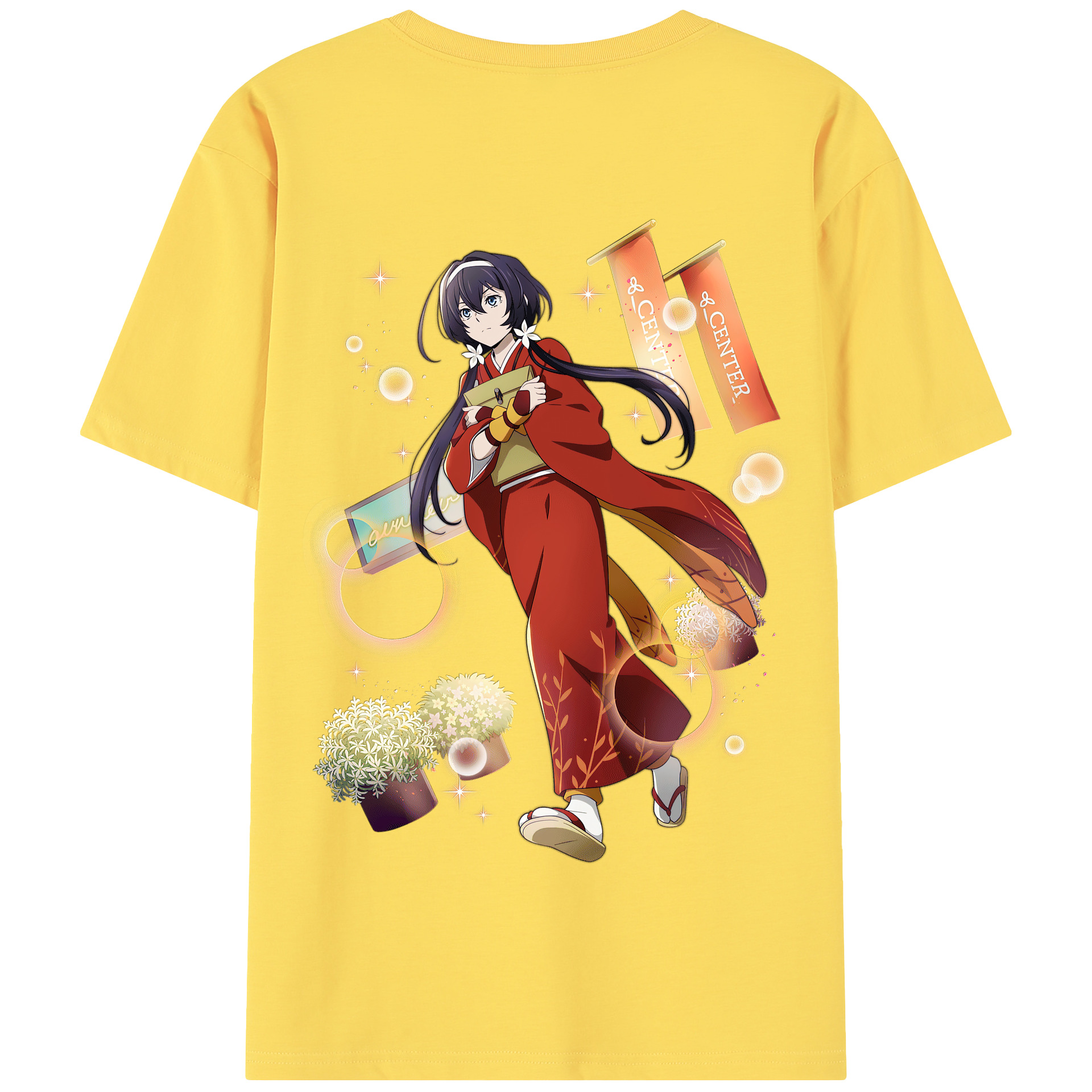 （画像用） 文豪ストレイドッグス Bungo Stray Dogs 綿100％半袖Tシャツ（背面プリント）