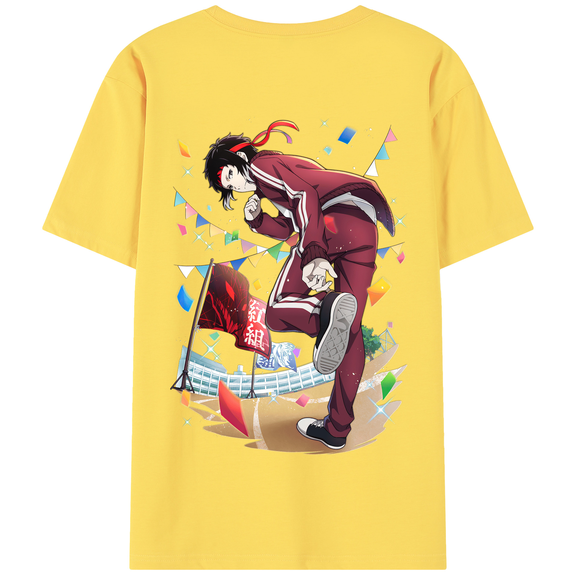 （画像用） 文豪ストレイドッグス Bungo Stray Dogs 綿100％半袖Tシャツ（背面プリント）