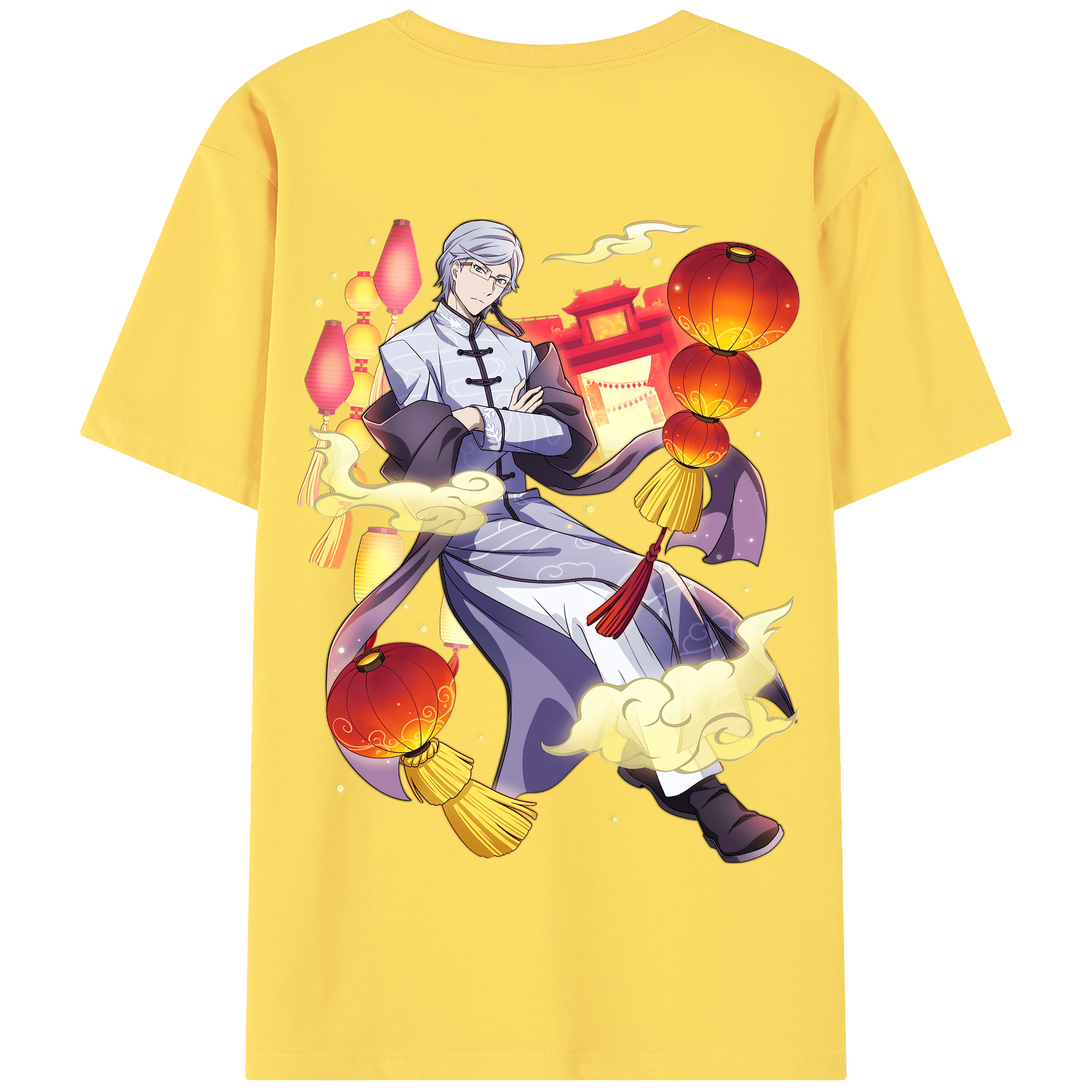 （画像用） 文豪ストレイドッグス Bungo Stray Dogs 綿100％半袖Tシャツ（背面プリント）