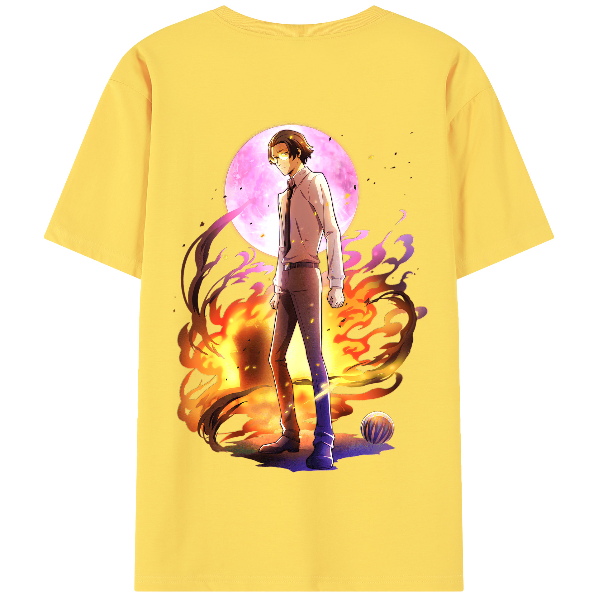 （画像用） 文豪ストレイドッグス Bungo Stray Dogs 綿100％半袖Tシャツ（背面プリント）