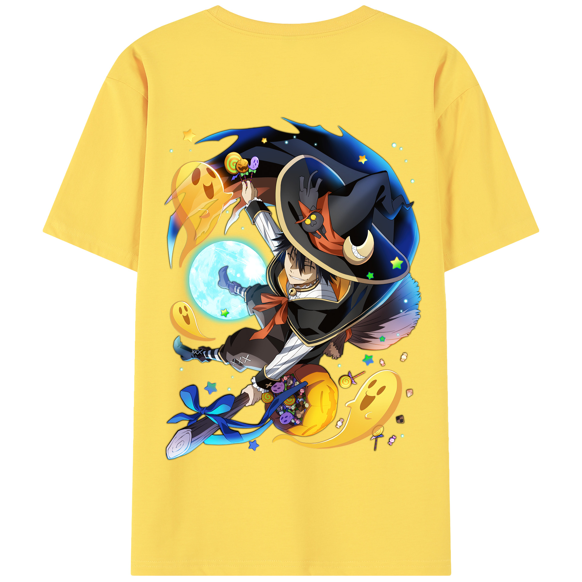 （画像用） 文豪ストレイドッグス Bungo Stray Dogs 綿100％半袖Tシャツ（背面プリント）