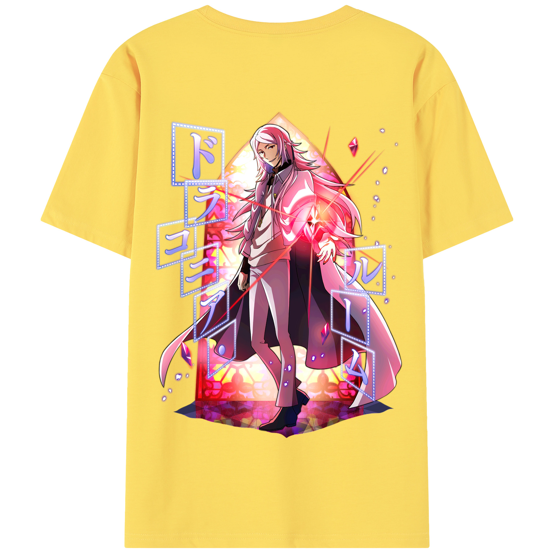 （画像用） 文豪ストレイドッグス Bungo Stray Dogs 綿100％半袖Tシャツ（背面プリント）