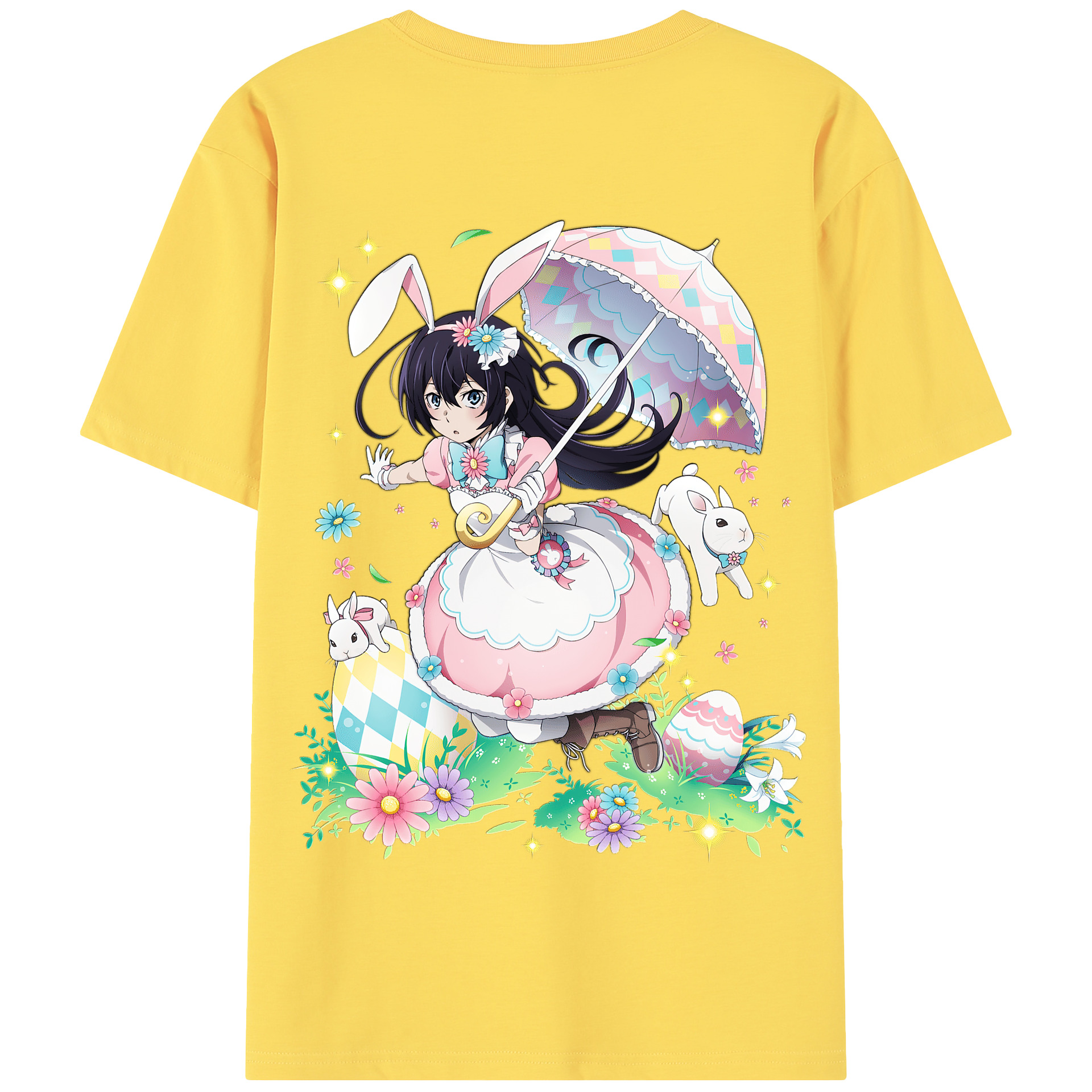 （画像用） 文豪ストレイドッグス Bungo Stray Dogs 綿100％半袖Tシャツ（背面プリント）