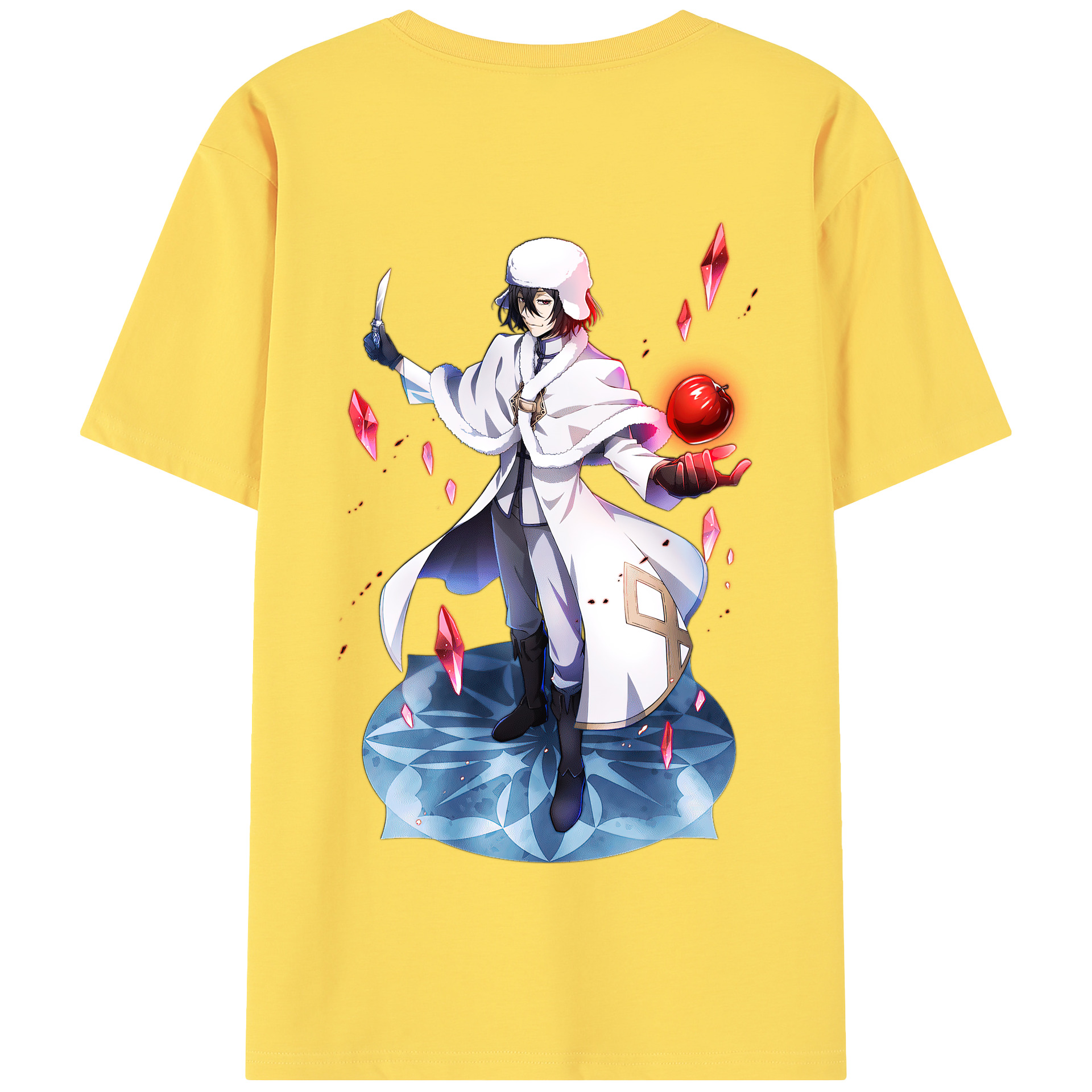 （画像用） 文豪ストレイドッグス Bungo Stray Dogs 綿100％半袖Tシャツ（背面プリント）