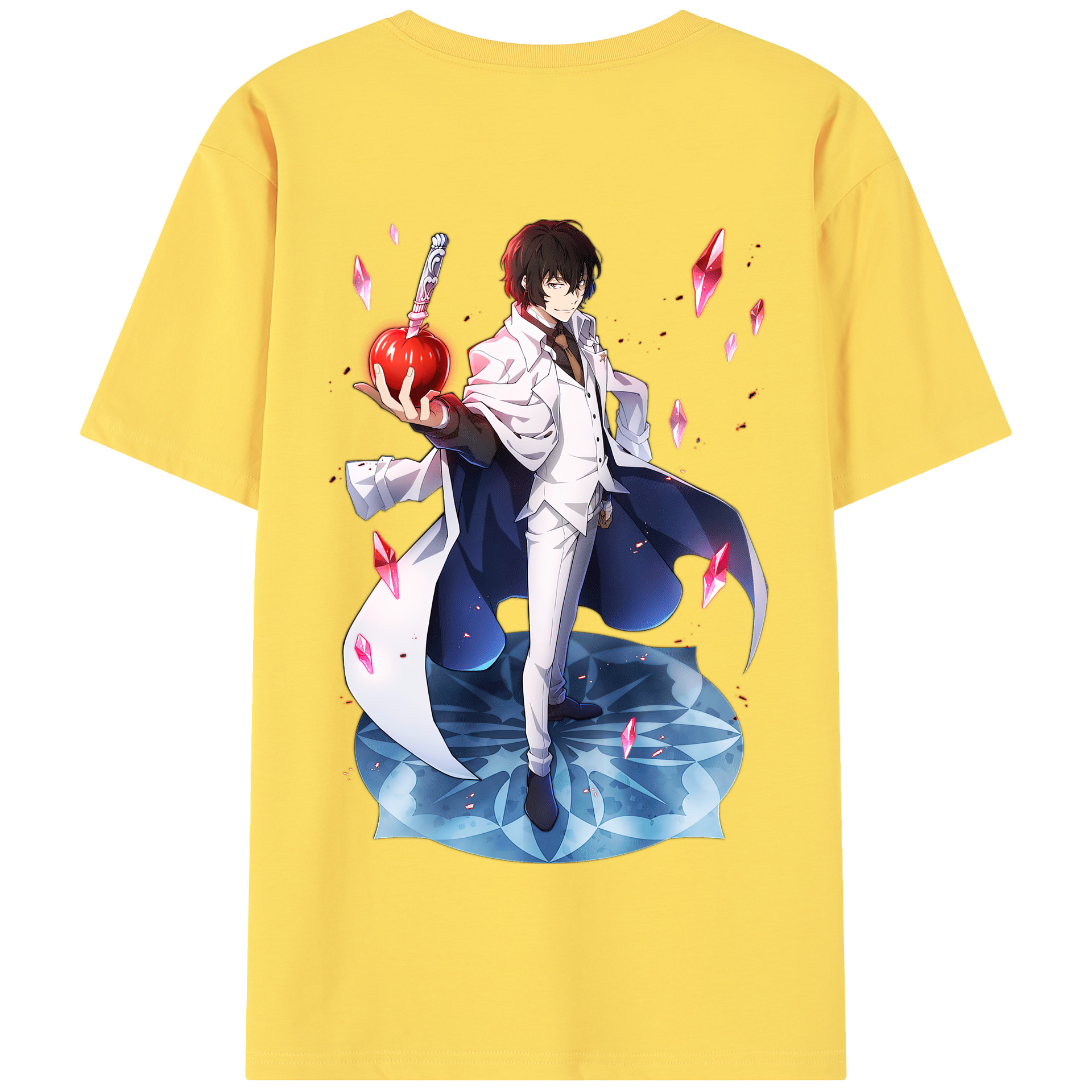 （画像用） 文豪ストレイドッグス Bungo Stray Dogs 綿100％半袖Tシャツ（背面プリント）
