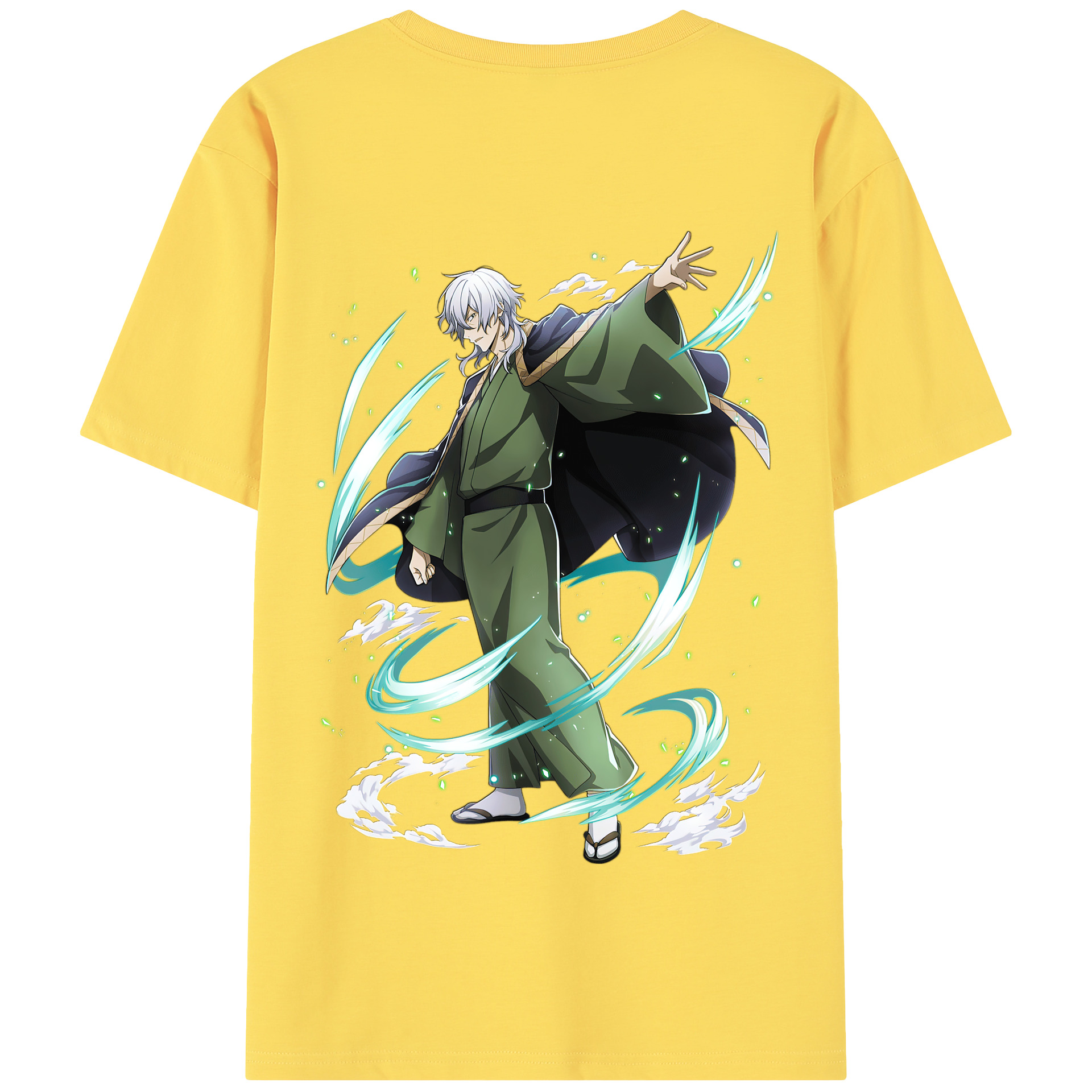 （画像用） 文豪ストレイドッグス Bungo Stray Dogs 綿100％半袖Tシャツ（背面プリント）