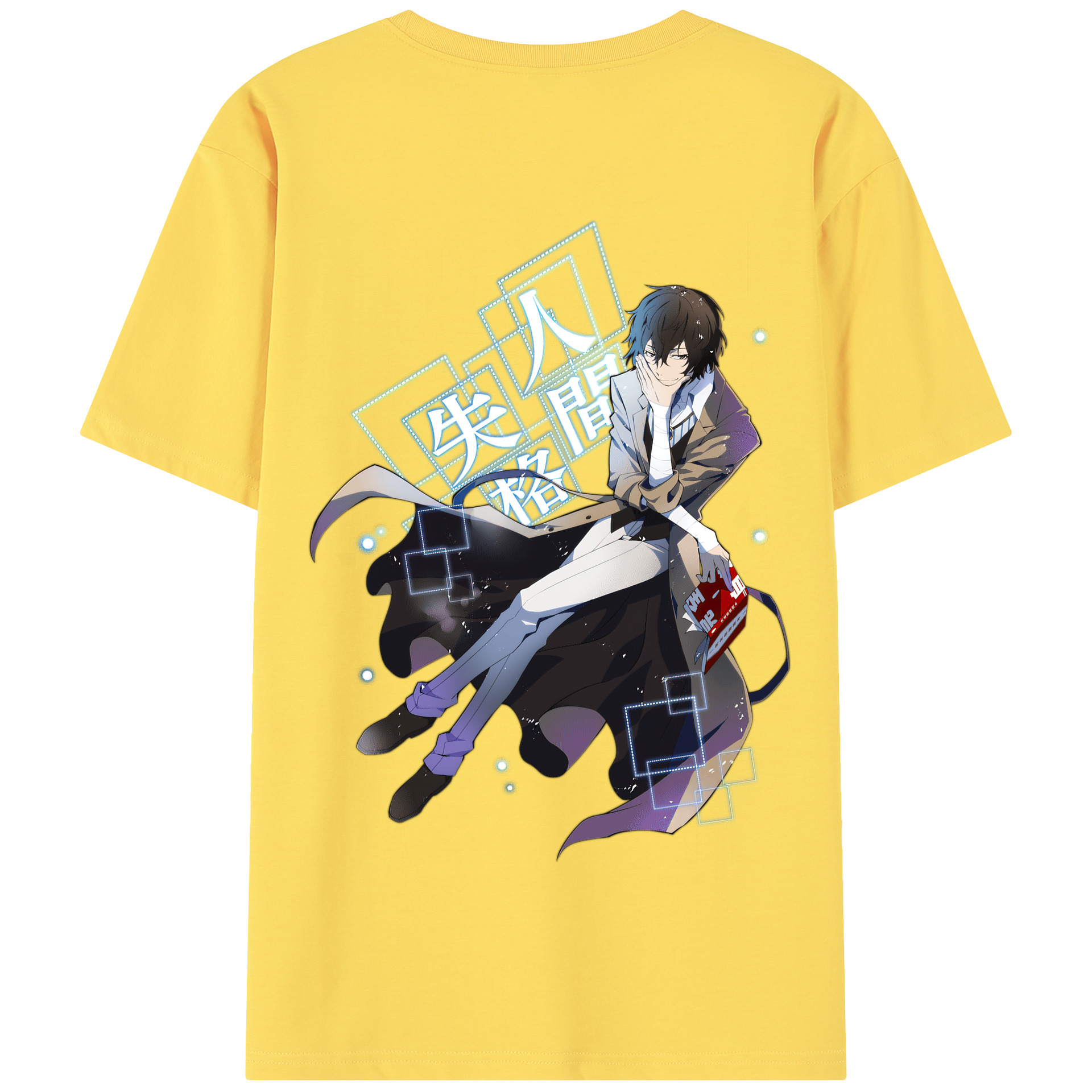 （画像用） 文豪ストレイドッグス Bungo Stray Dogs 綿100％半袖Tシャツ（背面プリント）