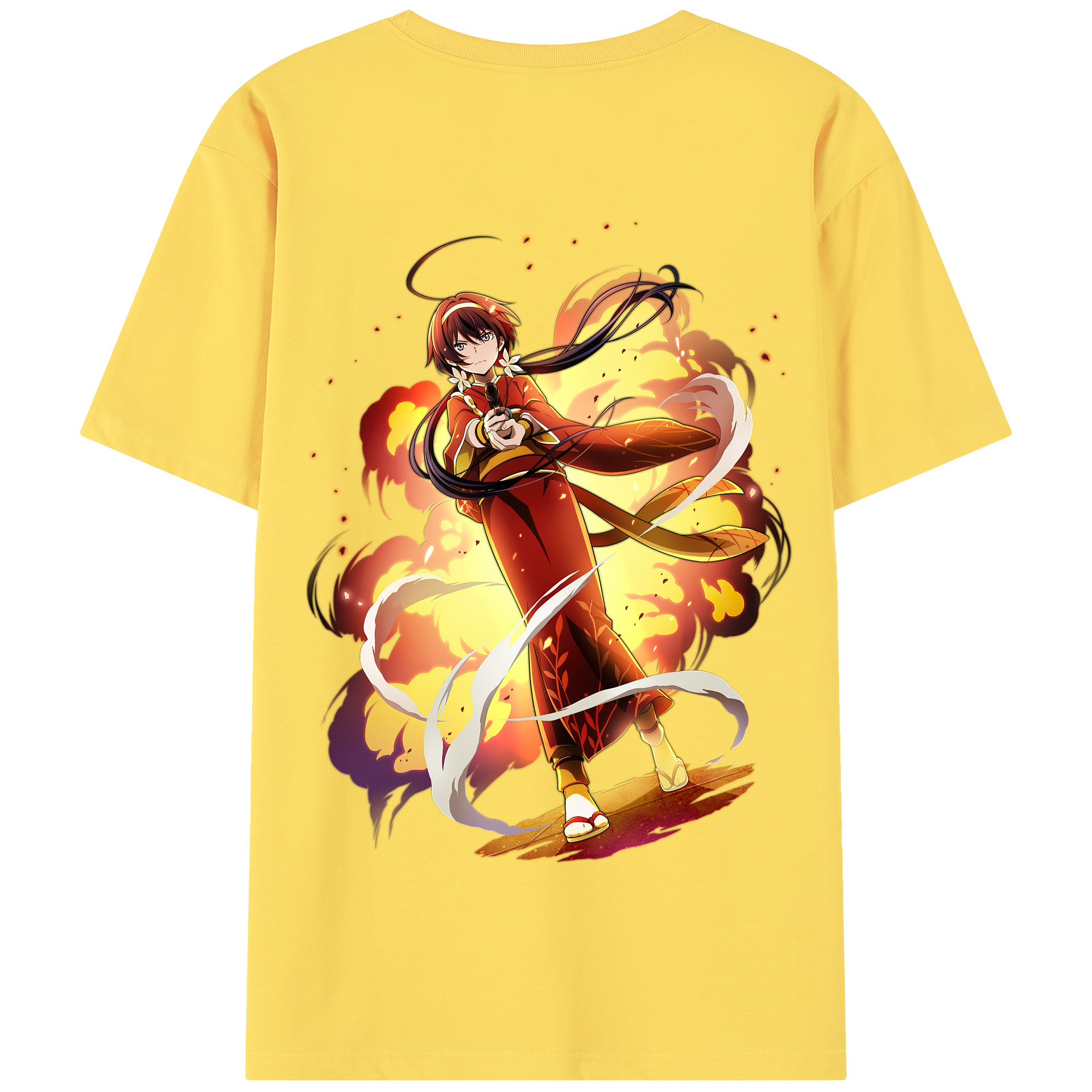（画像用） 文豪ストレイドッグス Bungo Stray Dogs 綿100％半袖Tシャツ（背面プリント）