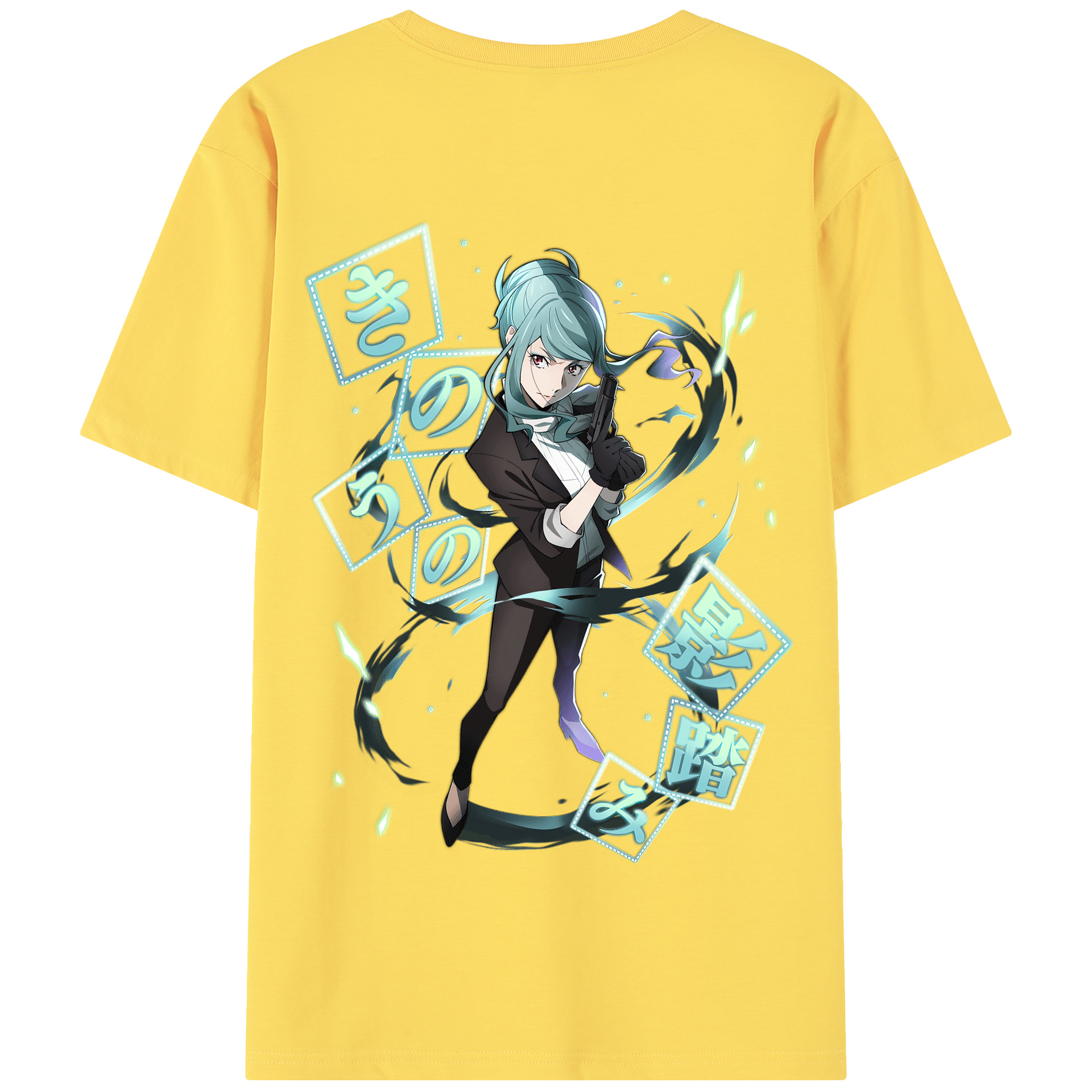 （画像用） 文豪ストレイドッグス Bungo Stray Dogs 綿100％半袖Tシャツ（背面プリント）