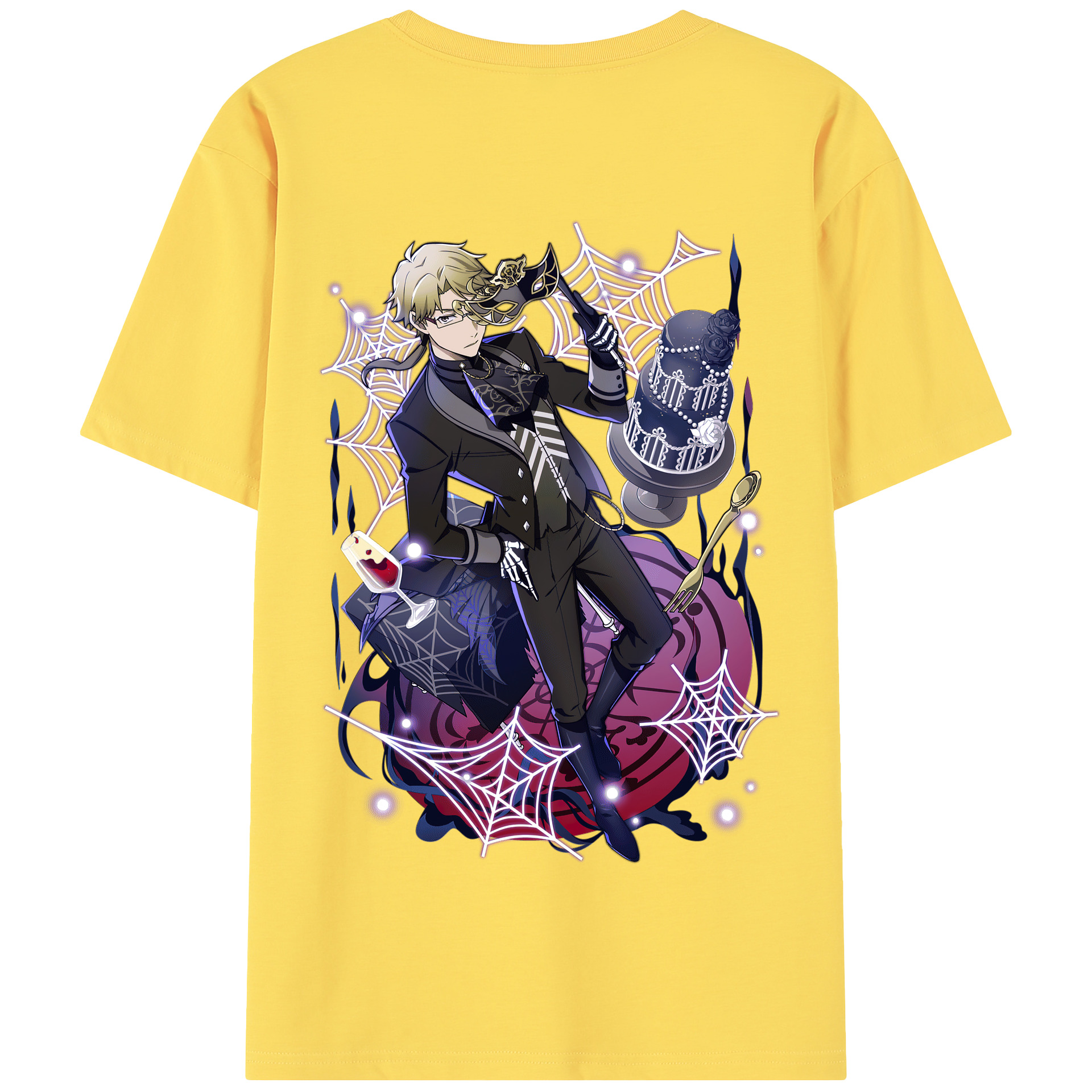 （画像用） 文豪ストレイドッグス Bungo Stray Dogs 綿100％半袖Tシャツ（背面プリント）