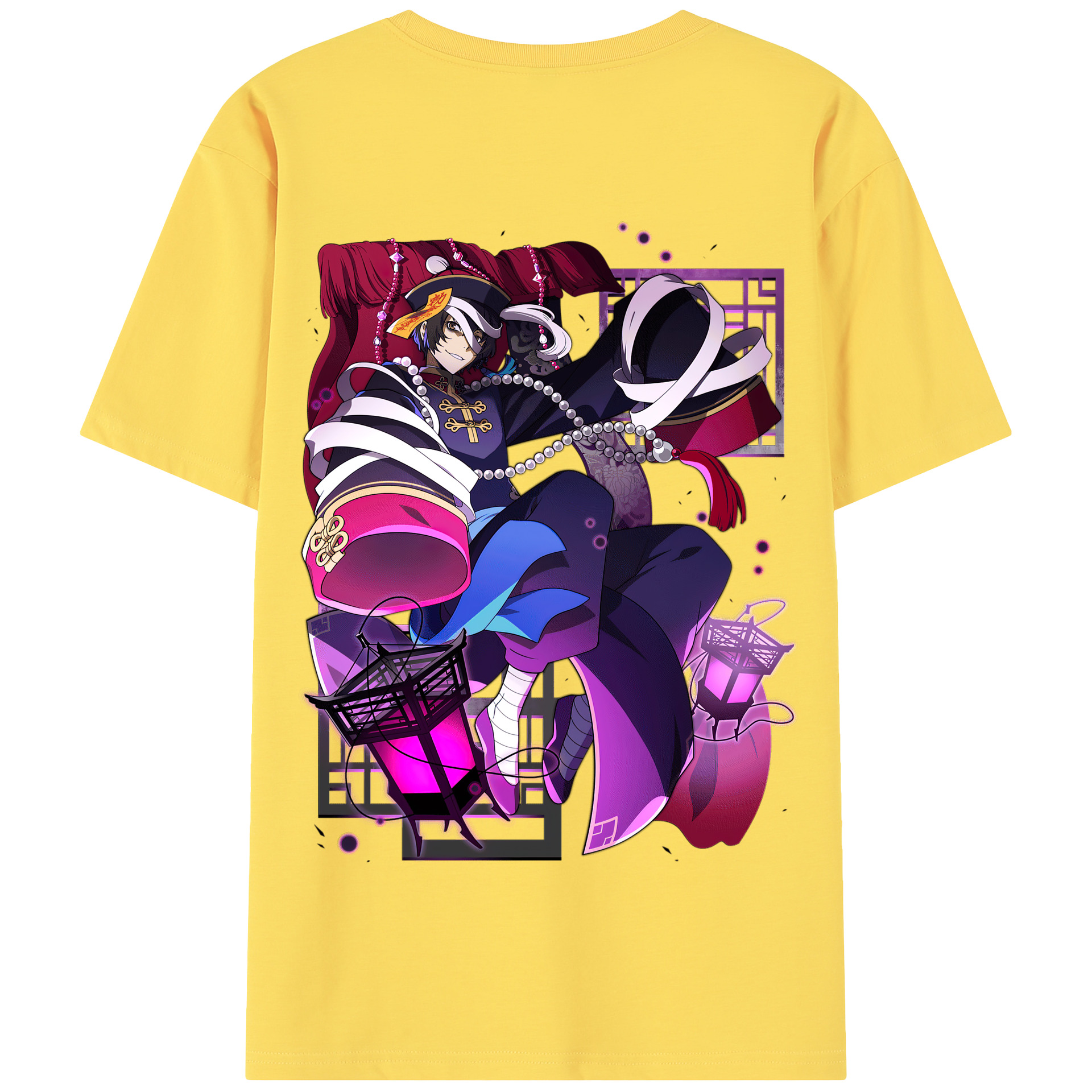 （画像用） 文豪ストレイドッグス Bungo Stray Dogs 綿100％半袖Tシャツ（背面プリント）