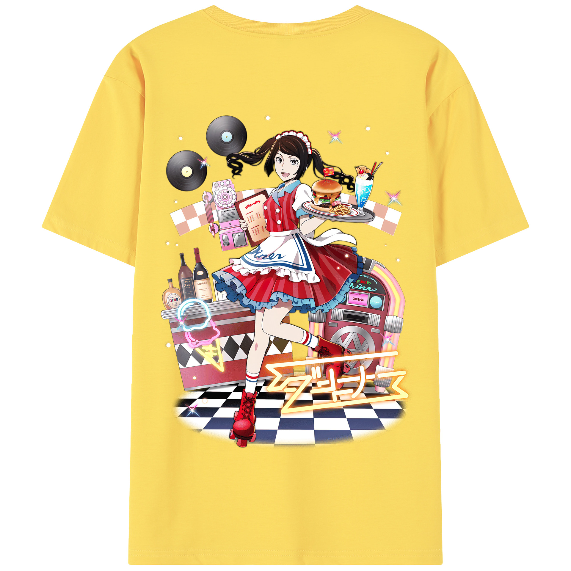 （画像用） 文豪ストレイドッグス Bungo Stray Dogs 綿100％半袖Tシャツ（背面プリント）