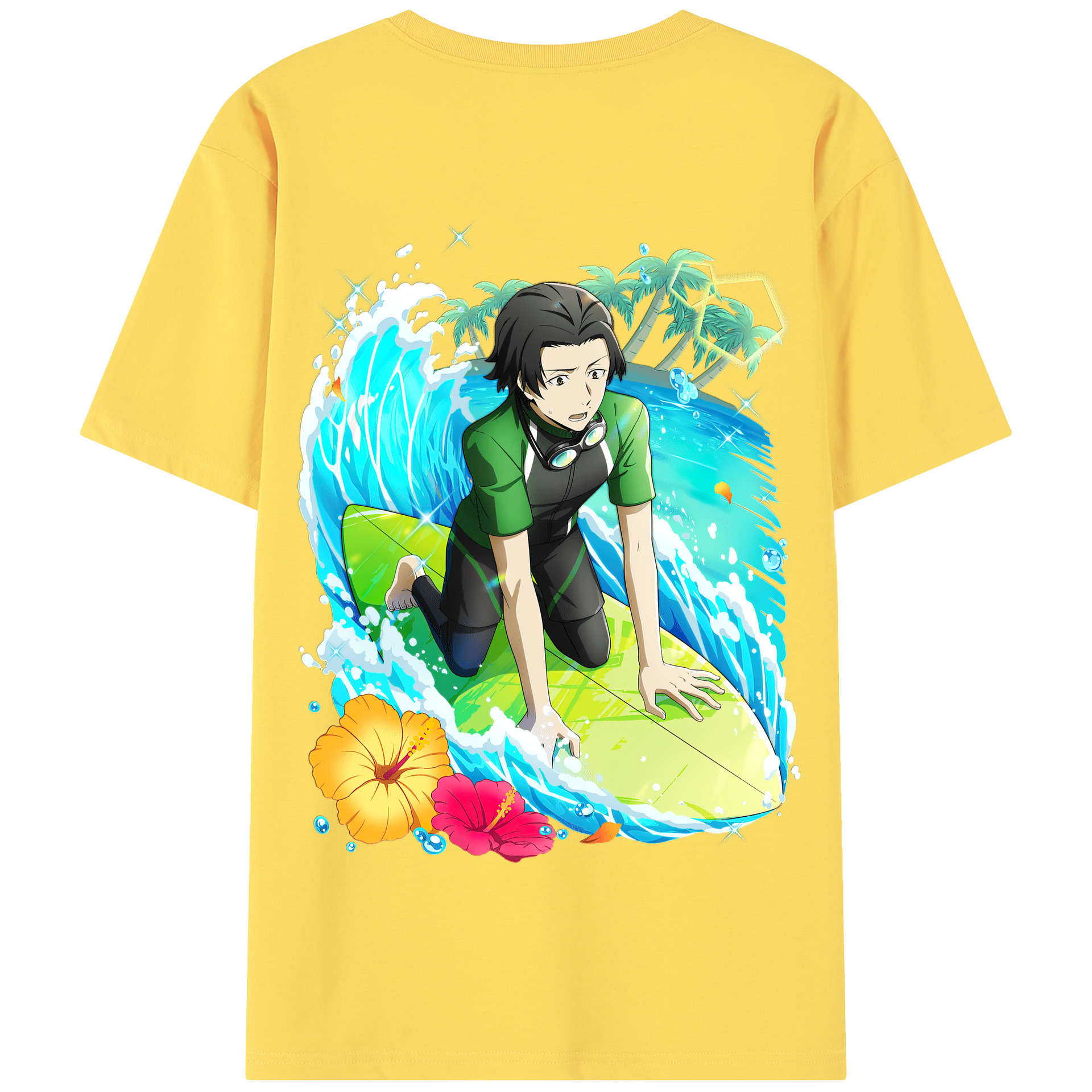 （画像用） 文豪ストレイドッグス Bungo Stray Dogs 綿100％半袖Tシャツ（背面プリント）