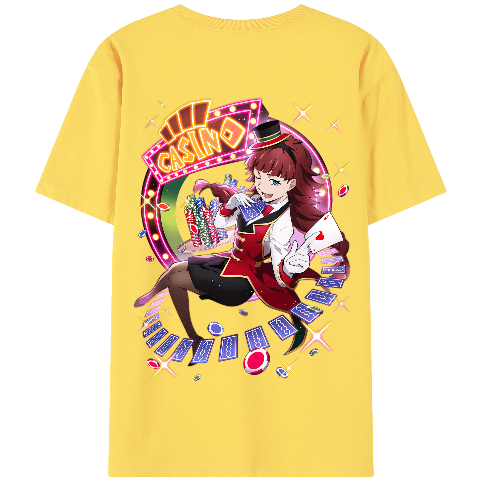 （画像用） 文豪ストレイドッグス Bungo Stray Dogs 綿100％半袖Tシャツ（背面プリント）