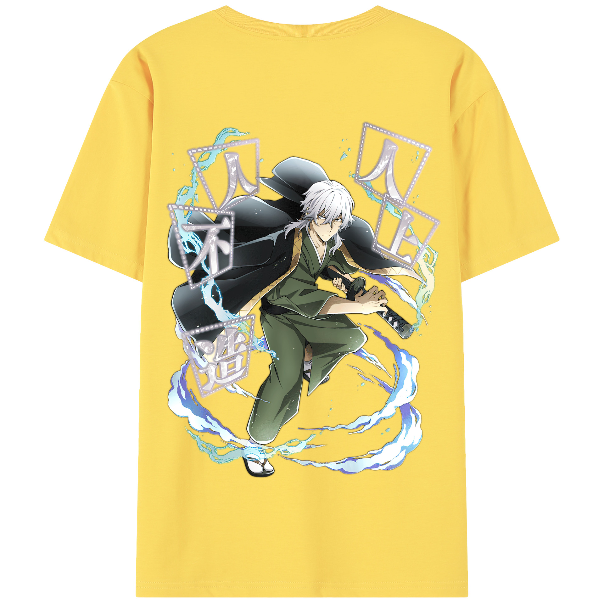 （画像用） 文豪ストレイドッグス Bungo Stray Dogs 綿100％半袖Tシャツ（背面プリント）