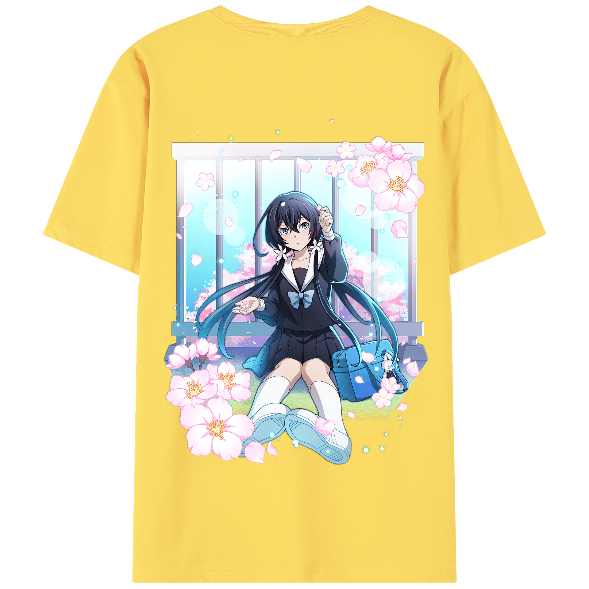 （画像用） 文豪ストレイドッグス Bungo Stray Dogs 綿100％半袖Tシャツ（背面プリント）