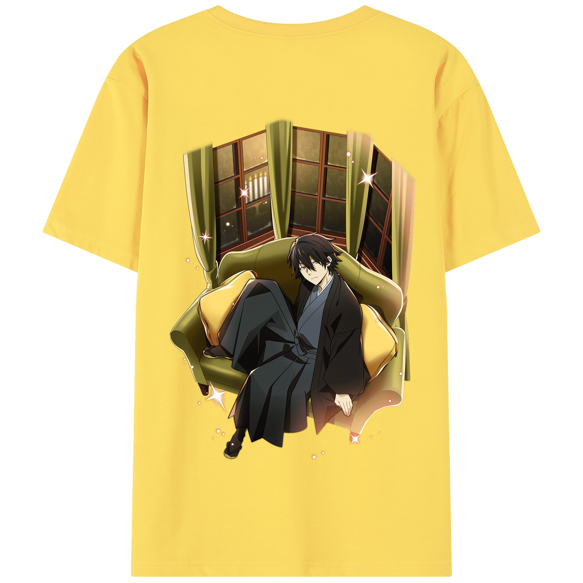 （画像用） 文豪ストレイドッグス Bungo Stray Dogs 綿100％半袖Tシャツ（背面プリント）
