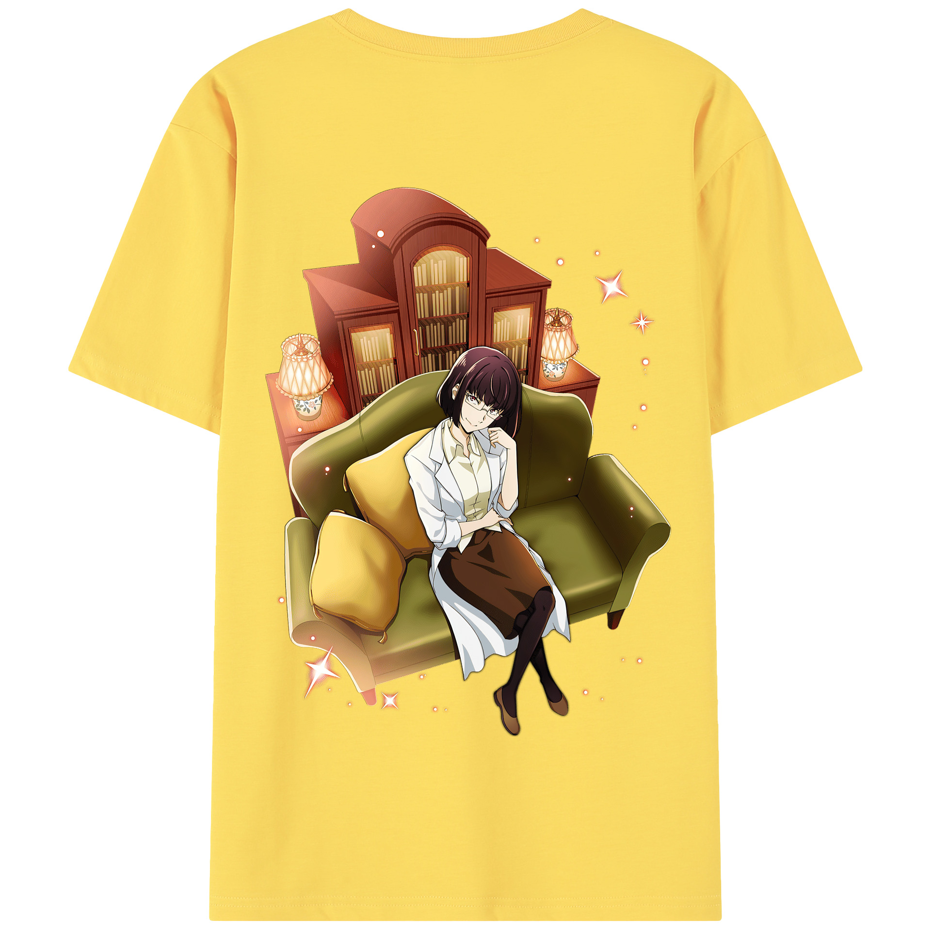 （画像用） 文豪ストレイドッグス Bungo Stray Dogs 綿100％半袖Tシャツ（背面プリント）