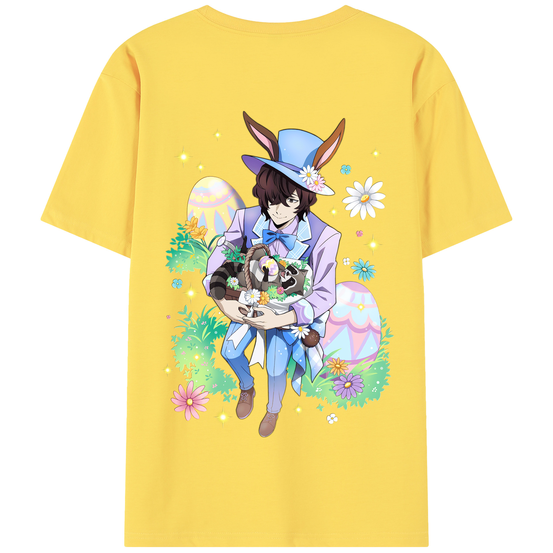 （画像用） 文豪ストレイドッグス Bungo Stray Dogs 綿100％半袖Tシャツ（背面プリント）