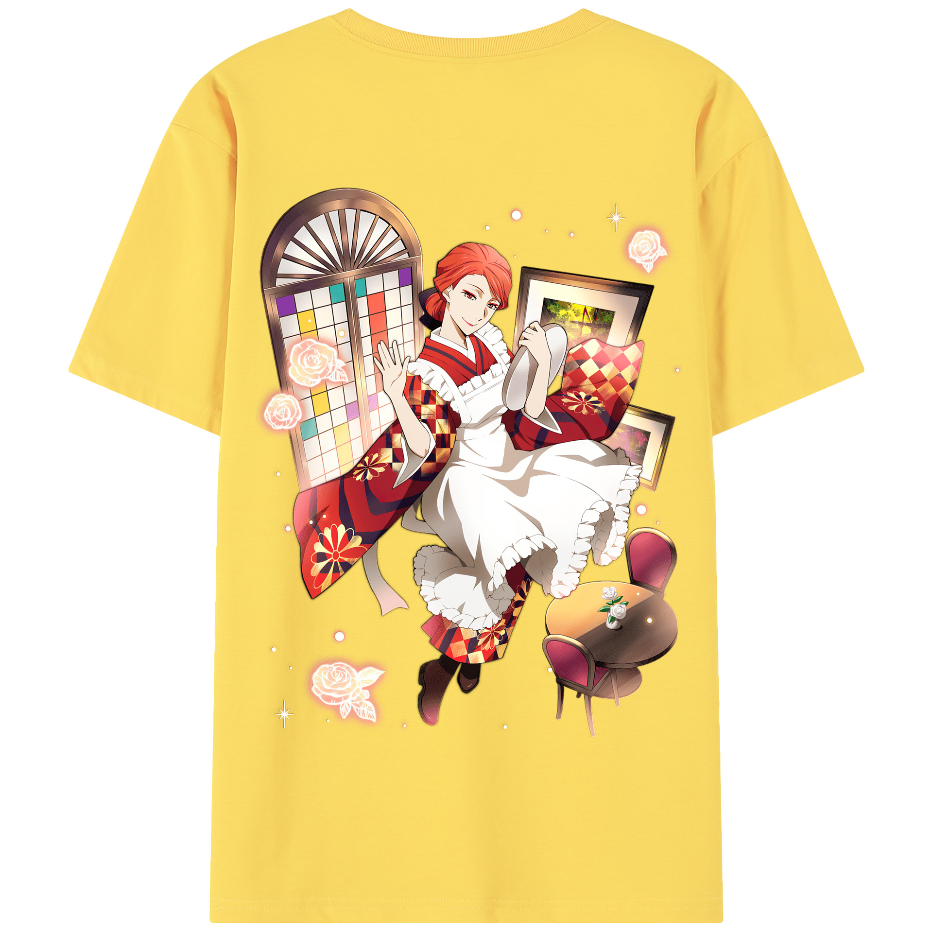 （画像用） 文豪ストレイドッグス Bungo Stray Dogs 綿100％半袖Tシャツ（背面プリント）